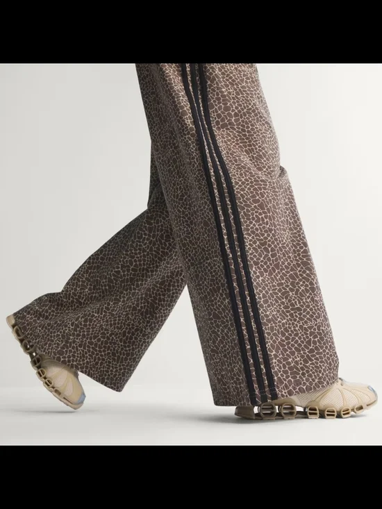 adidas Originals Brown Wide-Leg Printed Track Pants - Picture 10 of 15